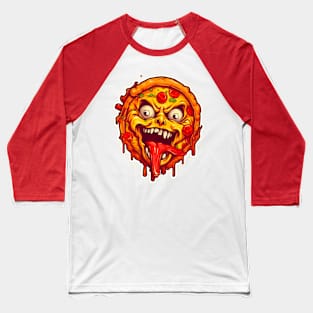 Demon Pizza Baseball T-Shirt